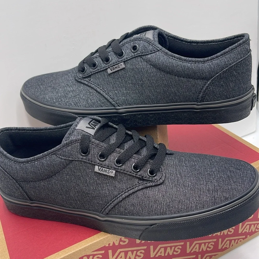 Vans Women’s Atwood (Varsity Textile) Black/Pewter VN0A45J9VEJ Sneakers